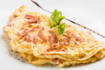 omelette savoyarde - specialite aix les bains